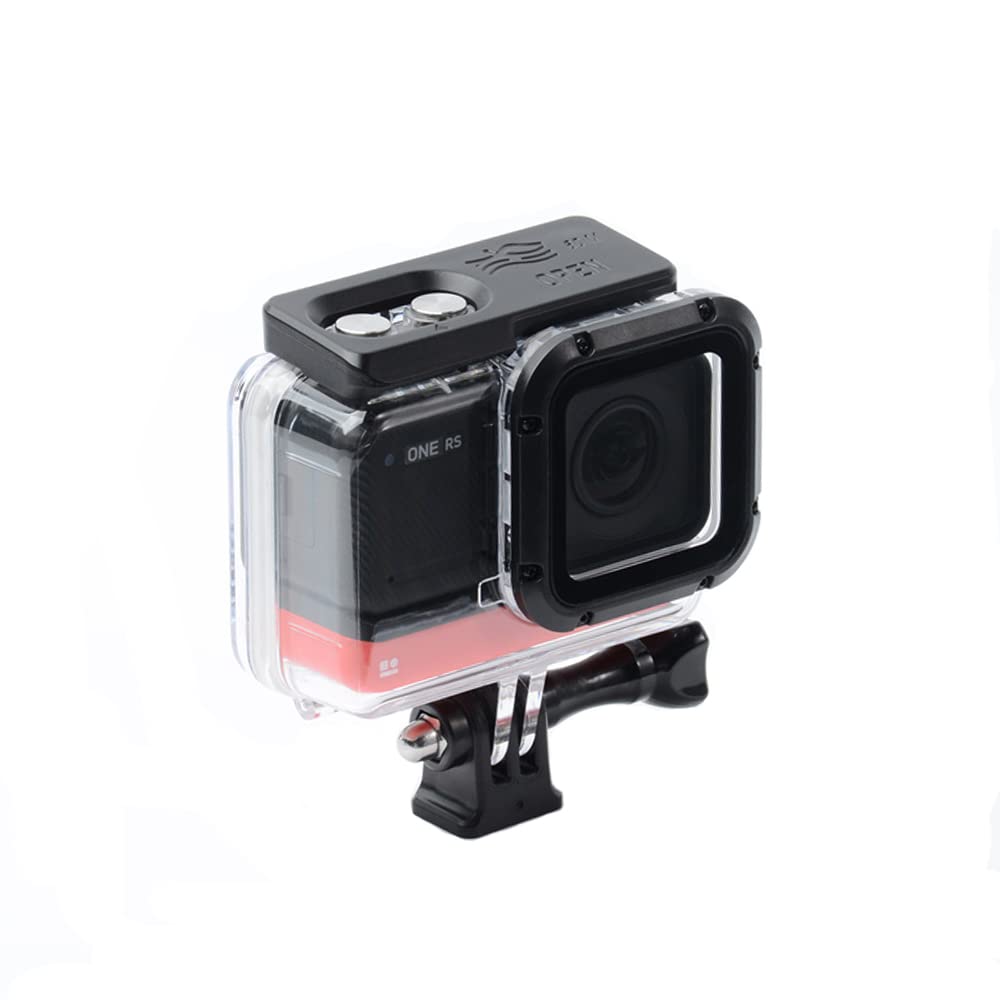 Twaxl Waterproof Case Dive Protective Shell for Insta360 ONE RS 4K (for Version)
Twaxl Waterproof Case Dive Protective Shell for Insta360 ONE RS 4K (for Version)