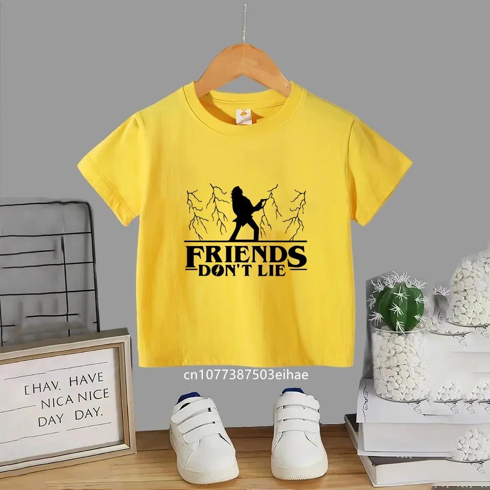 Trendsetting Stranger Things Prints for Summer O-neck Tees for Boys and Girls Soft Fashionable for Kids 100
Trendsetting Stranger Things Prints for Summer O-neck Tees for Boys and Girls Soft Fashionable for Kids 100