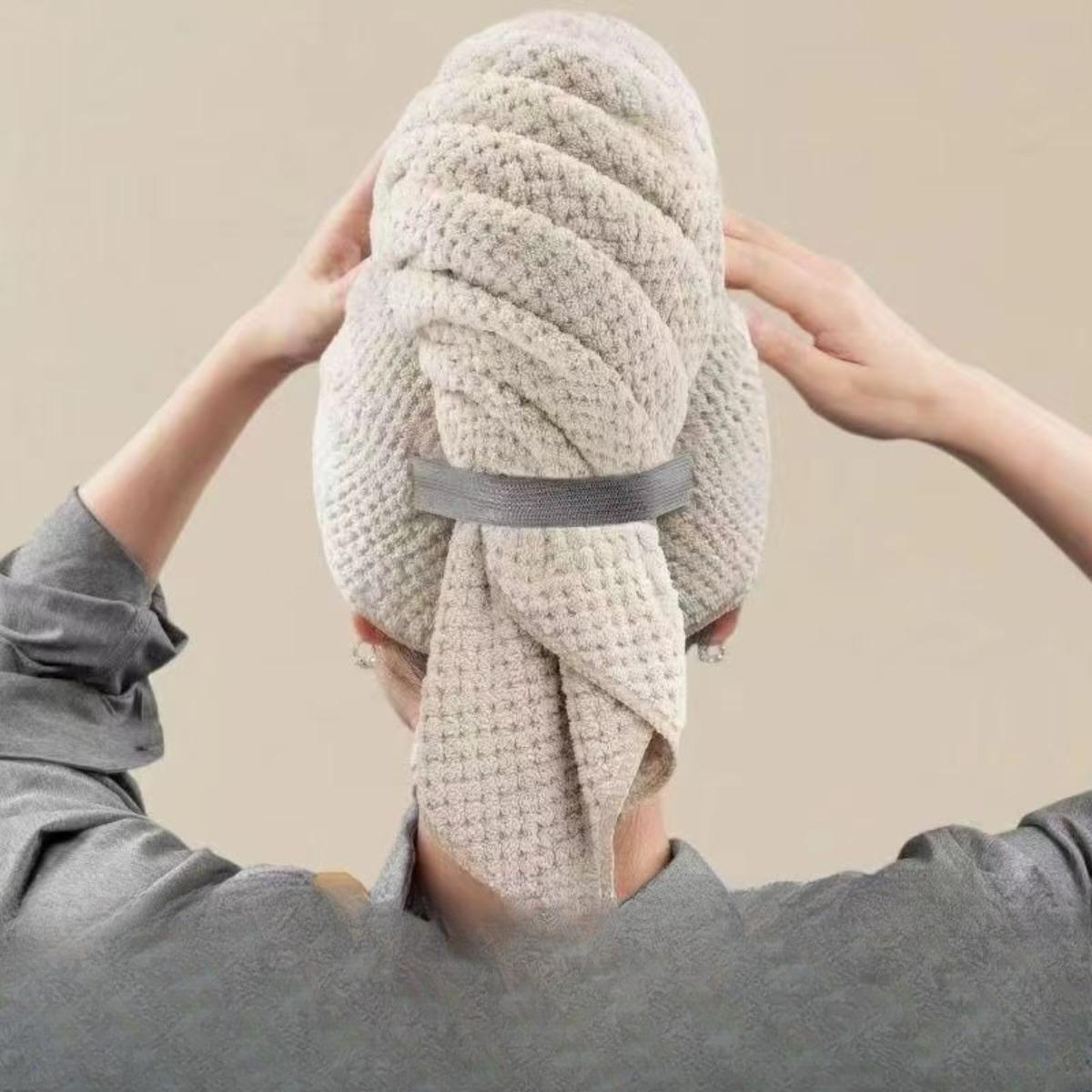 2/1 PCS Ultra Fine Fiber Hair Towel, Soft Hair Drying Cap, Simple Solid Color Hair Towel for Bathroom, Super Absorbent Hair Wrap Towel for Curly Hair hair towel
2/1 PCS Ultra Fine Fiber Hair Towel, Soft Hair Drying Cap, Simple Solid Color Hair Towel for Bathroom, Super Absorbent Hair Wrap Towel for Curly Hair hair towel