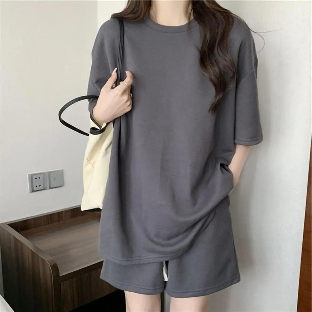 Fashion Wide Leg Pants Set Women s Elastic Waist Shorts + Short Sleeve T-Shirt Two-piece Set XXXL темно-сірий колір
Fashion Wide Leg Pants Set Women s Elastic Waist Shorts + Short Sleeve T-Shirt Two-piece Set XXXL темно-сірий колір