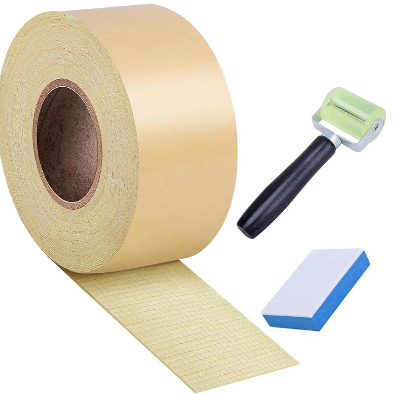 Pond Liner Seam Tape Double Sided Butyl Rubber Tape Kits Waterproof Seam Tape Sponge Roller Adhesive Patches Repair 1
Pond Liner Seam Tape Double Sided Butyl Rubber Tape Kits Waterproof Seam Tape Sponge Roller Adhesive Patches Repair 1