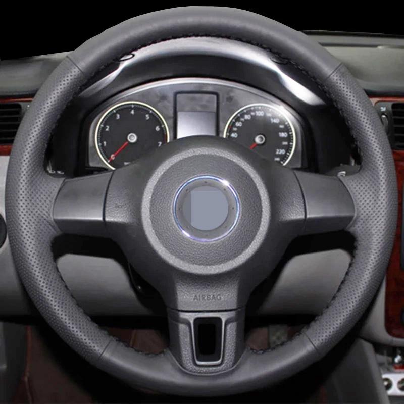 Черный чехол на рулевое колесо из искусственной кожи для Volkswagen Golf 6 Mk6 VW Polo Sagitar Bora Santana Jetta Mk6
Черный чехол на рулевое колесо из искусственной кожи для Volkswagen Golf 6 Mk6 VW Polo Sagitar Bora Santana Jetta Mk6