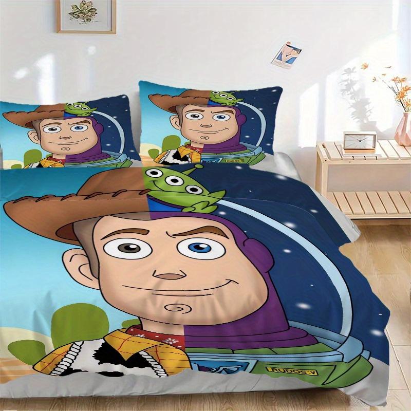 3pcs Toy Story Woody & Friends Quilt Set Soft and Comfortable Bedroom, Guest Room and Dorm Decor Bedding Set D029 135x200cm
3pcs Toy Story Woody & Friends Quilt Set Soft and Comfortable Bedroom, Guest Room and Dorm Decor Bedding Set D029 135x200cm