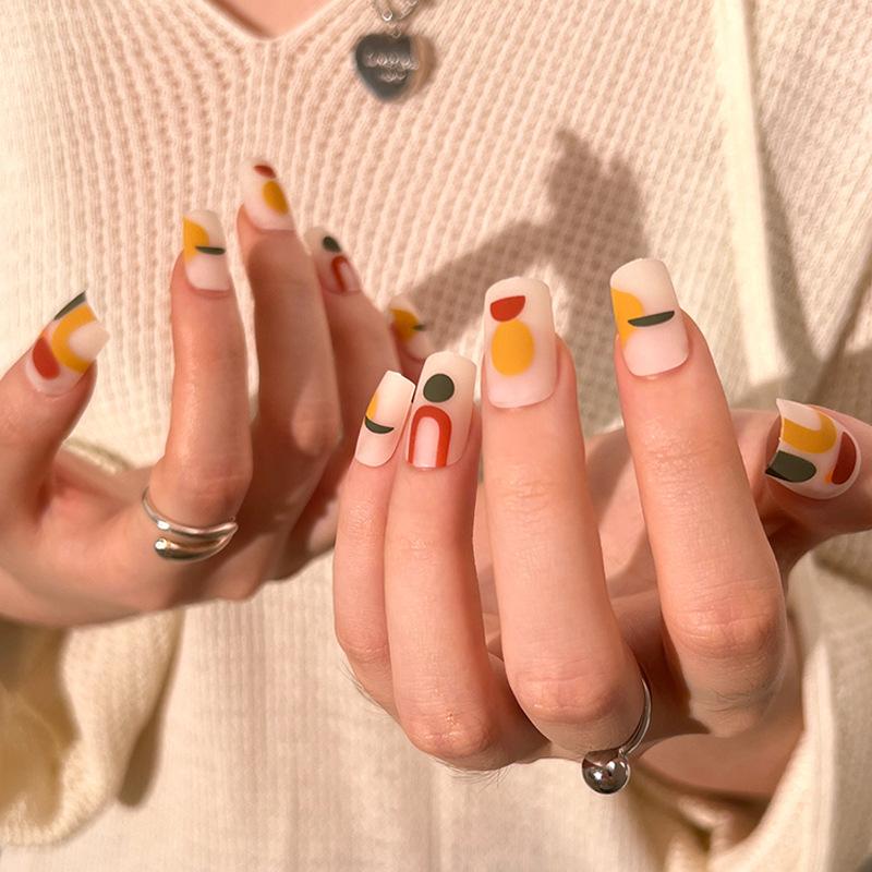 24Pcs/Set Quick Nails Geometric Irregularity False Nails Stickers Wearing Finished Manicure
24Pcs/Set Quick Nails Geometric Irregularity False Nails Stickers Wearing Finished Manicure