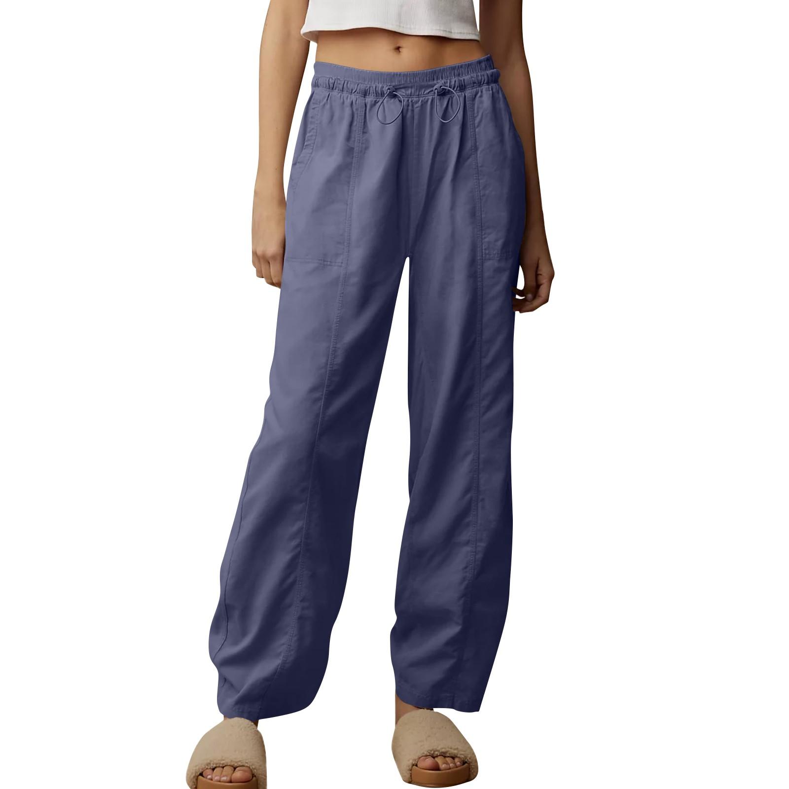 Женские повседневные брюки Брюки-карго с эластичной резинкой на талии Широкие брюки на шнуровке Мешковатые брюки S фиолетовый
Женские повседневные брюки Брюки-карго с эластичной резинкой на талии Широкие брюки на шнуровке Мешковатые брюки S фиолетовый