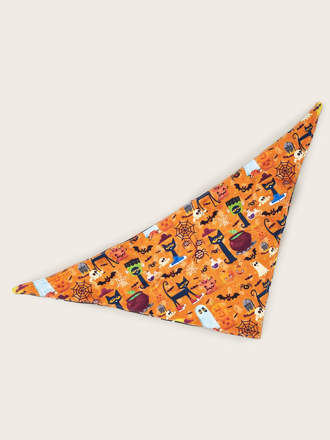 Halloween Dog Bandana, Pumpkin and Spider Web Bibs Triangle Reversible Fall Pet Scarf, Multiple Size S 49X43X43cm жовтий
Halloween Dog Bandana, Pumpkin and Spider Web Bibs Triangle Reversible Fall Pet Scarf, Multiple Size S 49X43X43cm жовтий
