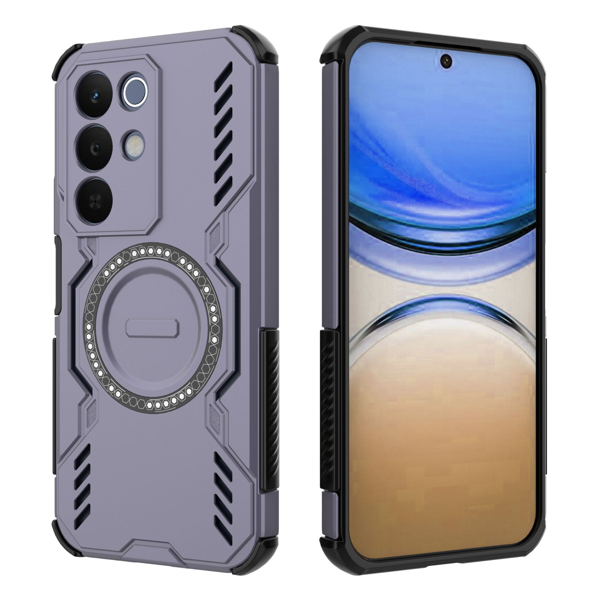 For Oppo Realme 15X/Realme C15 Magnetic Case,Heat dissipation Phone Case Cover for Oppo Realme 15X/Realme C15 фіолетовий
For Oppo Realme 15X/Realme C15 Magnetic Case,Heat dissipation Phone Case Cover for Oppo Realme 15X/Realme C15 фіолетовий