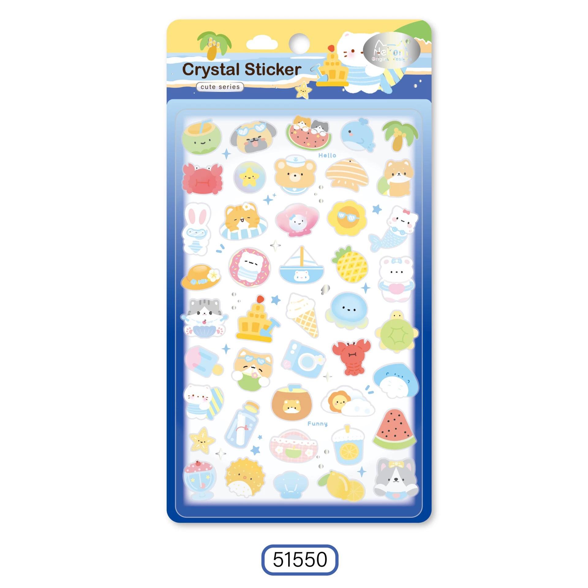 NEKONI Crystal Kawaii Animals Cartoon 3D Relief Stickers Scrapbooking Diy Journal Stationery Sticker Deco School Supplies Gift
NEKONI Crystal Kawaii Animals Cartoon 3D Relief Stickers Scrapbooking Diy Journal Stationery Sticker Deco School Supplies Gift