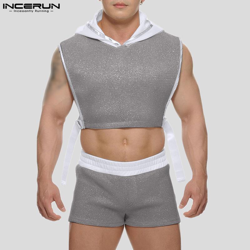 INCERUN 2PCS Мужские летние укороченные топы без рукавов и шорты тренировочные комплекты 3XL серый
INCERUN 2PCS Мужские летние укороченные топы без рукавов и шорты тренировочные комплекты 3XL серый