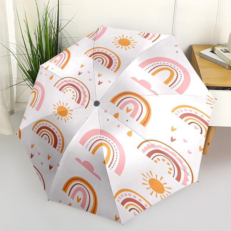 Rainbow,Sun Automatic Folding Umbrella 8 Ribs Lightweight Design, Durable Iron Frame, Compact and Portable, Ideal Birthday or Christmas Gi
Rainbow,Sun Automatic Folding Umbrella 8 Ribs Lightweight Design, Durable Iron Frame, Compact and Portable, Ideal Birthday or Christmas Gi