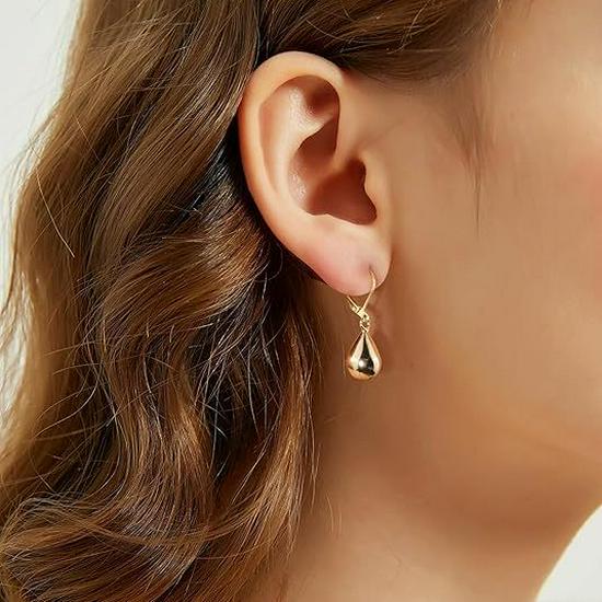 Элегантные серьги-капли с рычажным замком: Модные подвески в виде капель воды для женщин золотой
Элегантные серьги-капли с рычажным замком: Модные подвески в виде капель воды для женщин золотой