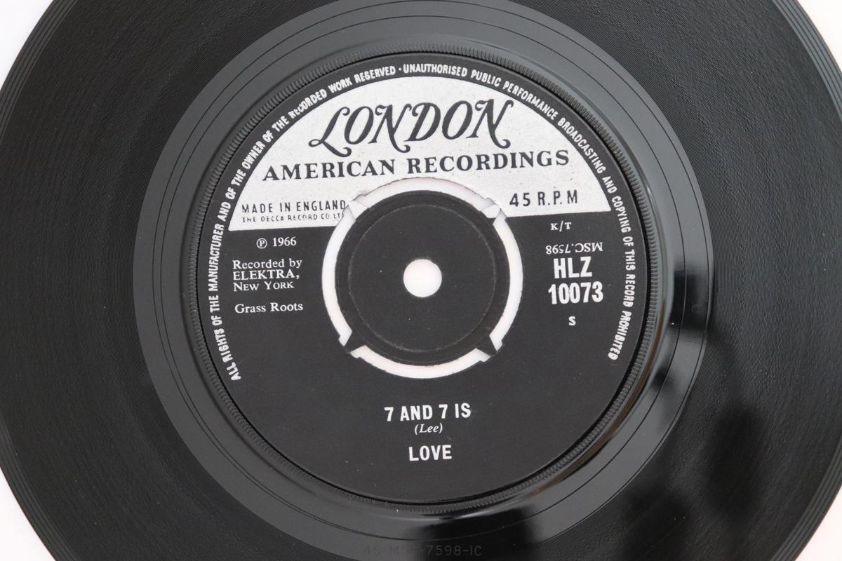 7-дюймовая пластинка LOVE - 7 And 7 Is HLZ70073 London Records 1966 UK Rock Б/у
7-дюймовая пластинка LOVE - 7 And 7 Is HLZ70073 London Records 1966 UK Rock Б/у