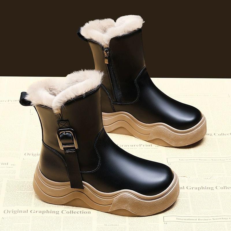 Kids Faux Fur Boots for Girls Winter Kids Plush Lining Ankle Boots Non-slip Breathable School Shoes for Girls Boots 29 чёрный
Kids Faux Fur Boots for Girls Winter Kids Plush Lining Ankle Boots Non-slip Breathable School Shoes for Girls Boots 29 чёрный