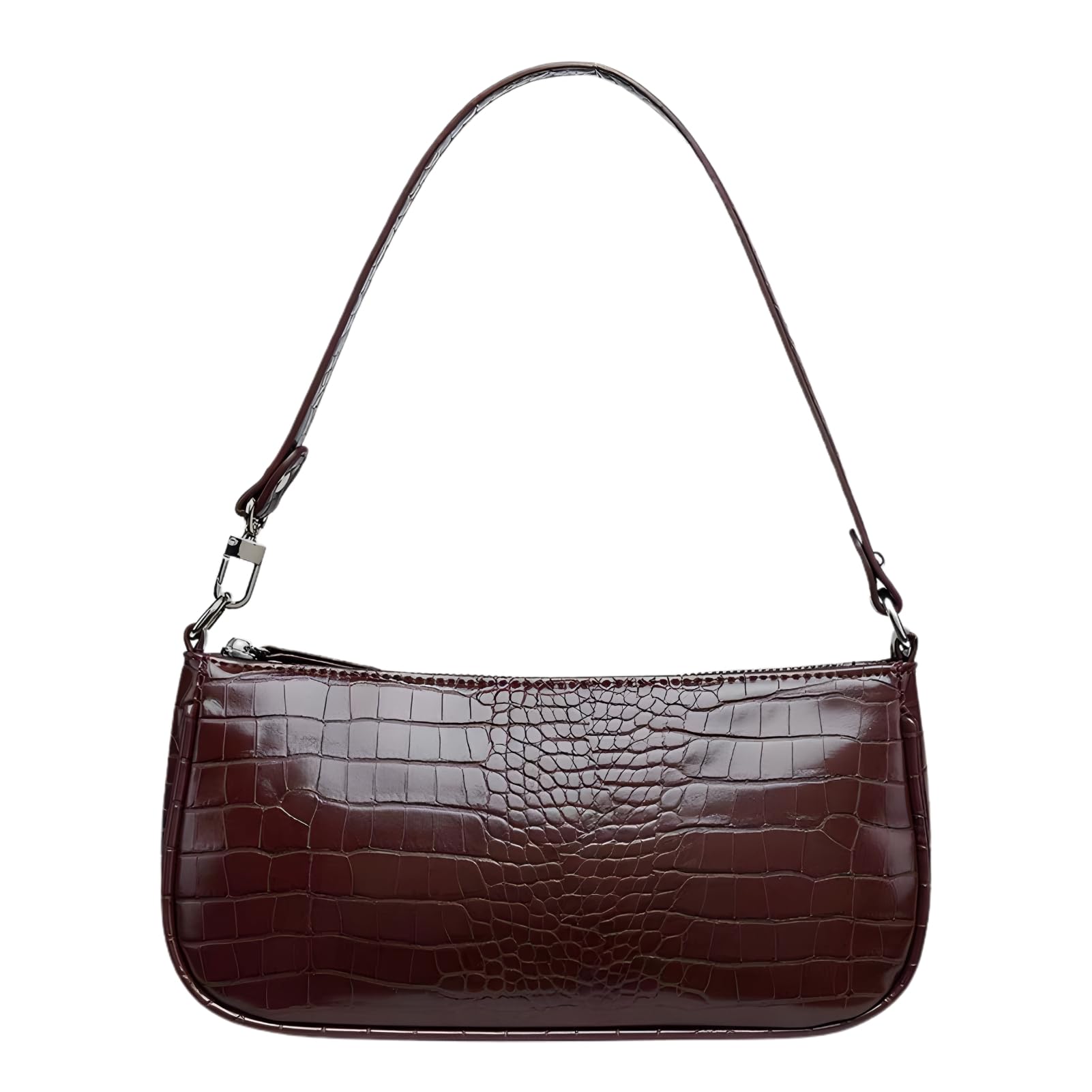 Donalee Women s Small, Slim HandbagPochetteShoulder Bag, Lightweight Crocodile Embossed PU Leather (Chocolate Brown)
Donalee Women s Small, Slim HandbagPochetteShoulder Bag, Lightweight Crocodile Embossed PU Leather (Chocolate Brown)