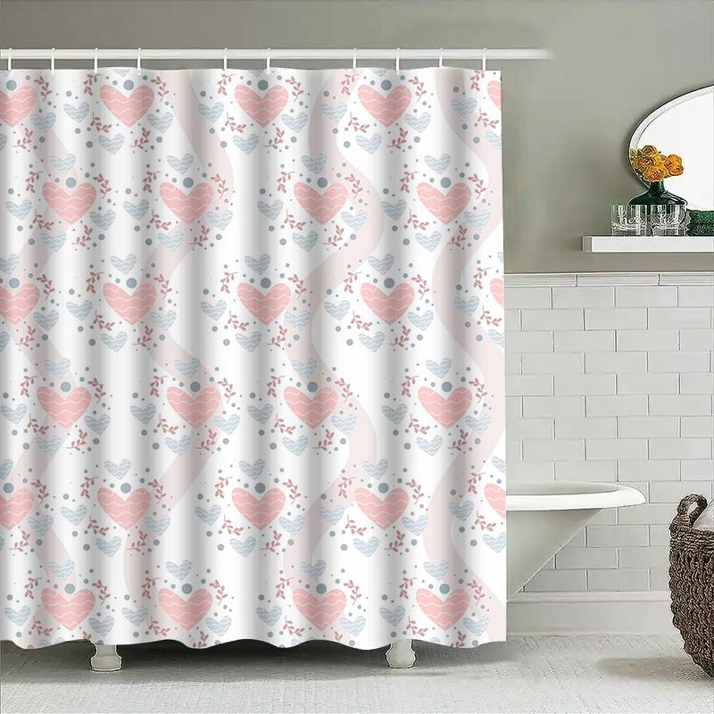 Charming Heart Pattern Waterproof Shower Curtain For Bathrooms Decor Home Decoration W60H190(CM)-1 Pcs
Charming Heart Pattern Waterproof Shower Curtain For Bathrooms Decor Home Decoration W60H190(CM)-1 Pcs