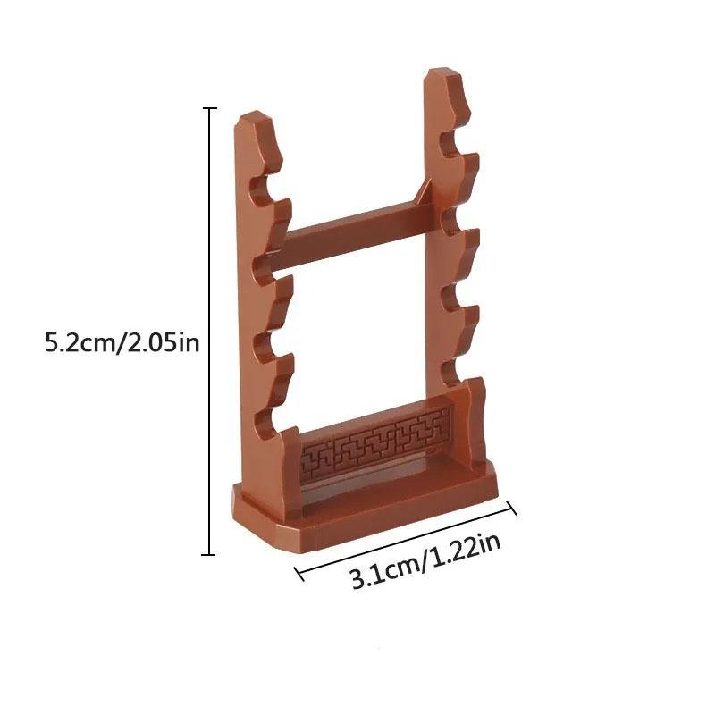 MOC Medieval Weapon Holder Building Blocks Soldier Figures Sword Spear Fork Hammer Axe Accessories Storage Rack Tool Bricks QT03
MOC Medieval Weapon Holder Building Blocks Soldier Figures Sword Spear Fork Hammer Axe Accessories Storage Rack Tool Bricks QT03