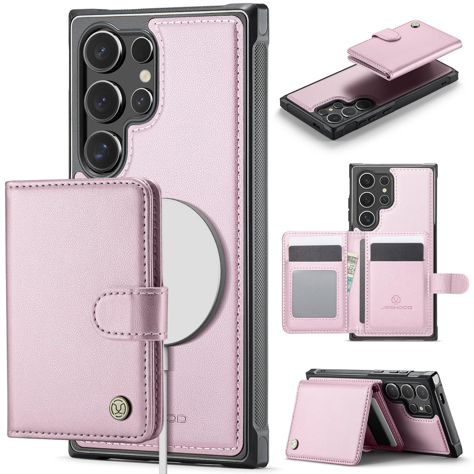 For Samsung Galaxy S25 Ultra Case JEEHOOD J09 RFID Blocking Card Holder Leather Back Phone Cover Magnetic Case
For Samsung Galaxy S25 Ultra Case JEEHOOD J09 RFID Blocking Card Holder Leather Back Phone Cover Magnetic Case