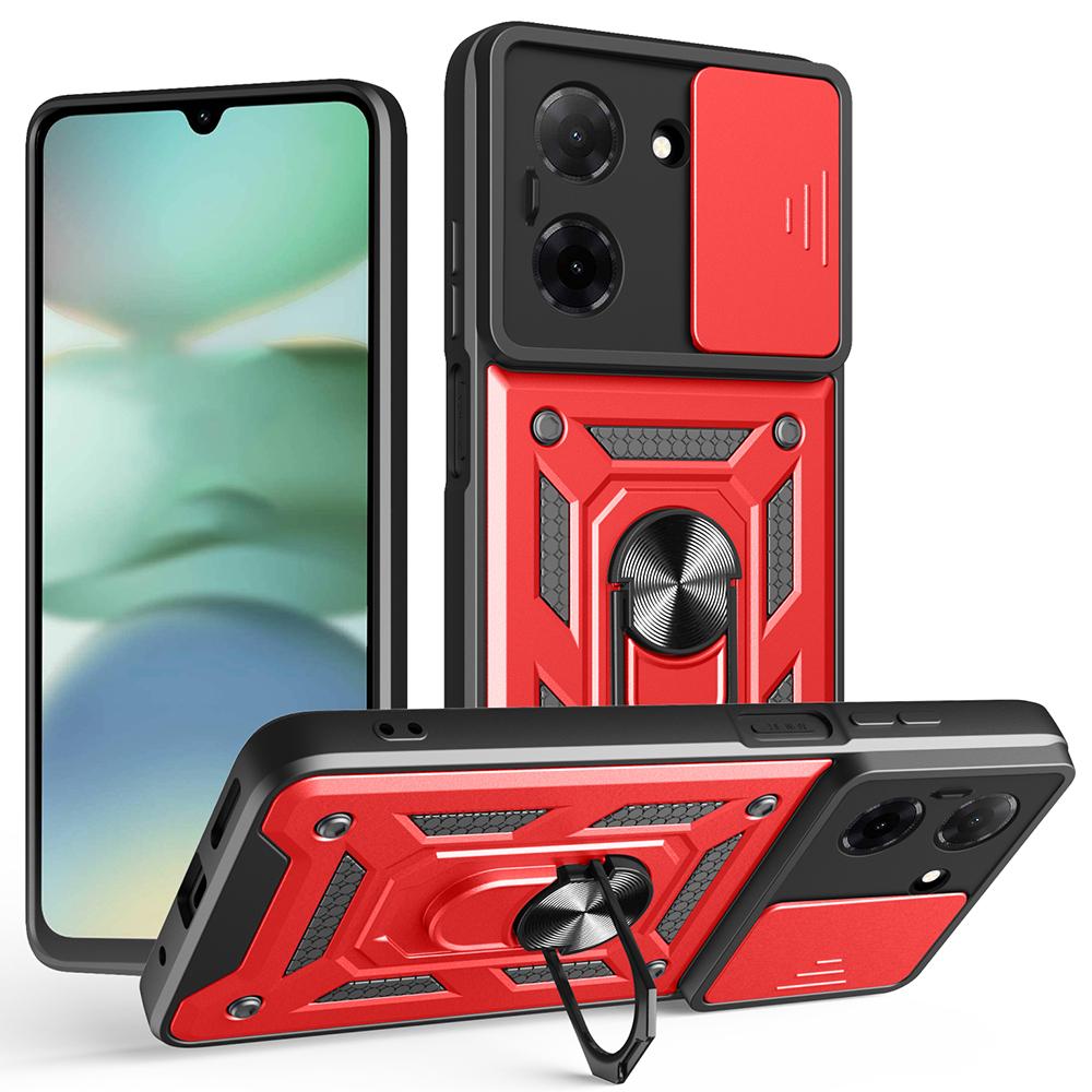For Xiaomi Redmi A5 4G (171.7mm)/Poco C71 4G Case with Slide Camera Lid PC+TPU Kickstand Phone Cover Red
For Xiaomi Redmi A5 4G (171.7mm)/Poco C71 4G Case with Slide Camera Lid PC+TPU Kickstand Phone Cover Red