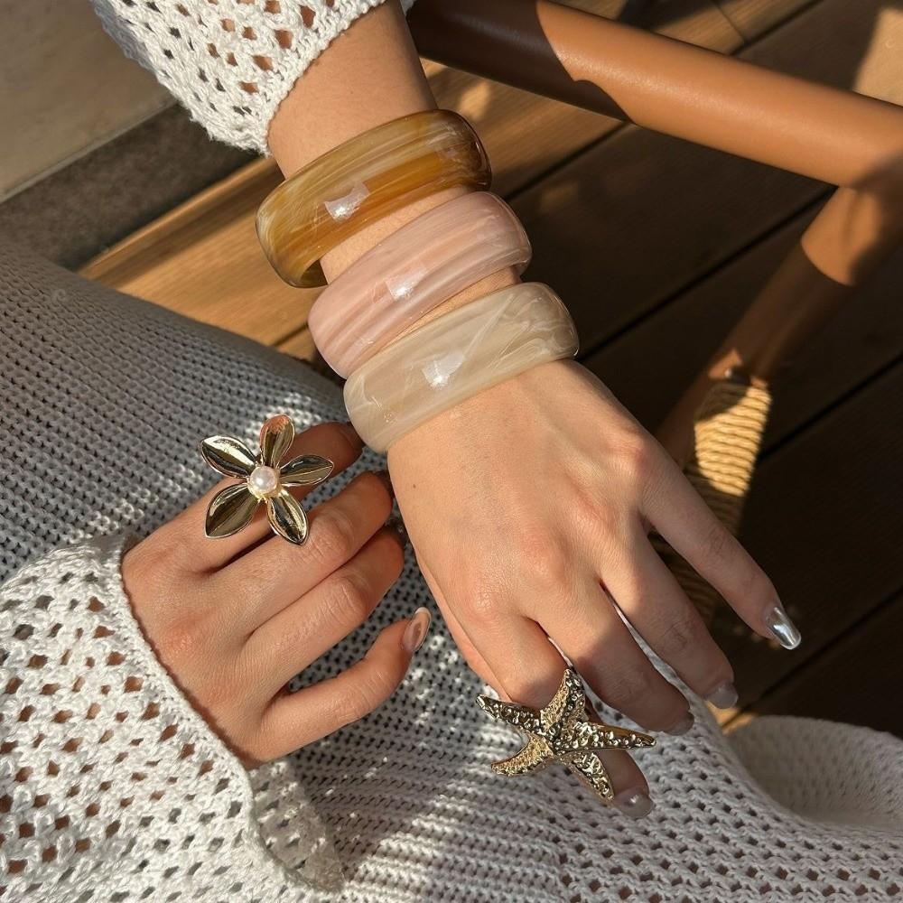 Irregular Geometric Bacelet Resin Wide Bangle Bracelet Vintage Cuff Bangles Women Jewelry рожевий
Irregular Geometric Bacelet Resin Wide Bangle Bracelet Vintage Cuff Bangles Women Jewelry рожевий