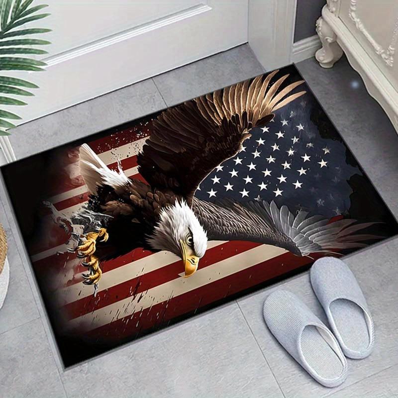 Crystal Velvet Eagle Printed Area Rug - Patriotic American Flag Design, Non-Slip Polyester Carpet for Bedroom, Living Room, Home Decor, Beds 60cm x 90cm
Crystal Velvet Eagle Printed Area Rug - Patriotic American Flag Design, Non-Slip Polyester Carpet for Bedroom, Living Room, Home Decor, Beds 60cm x 90cm