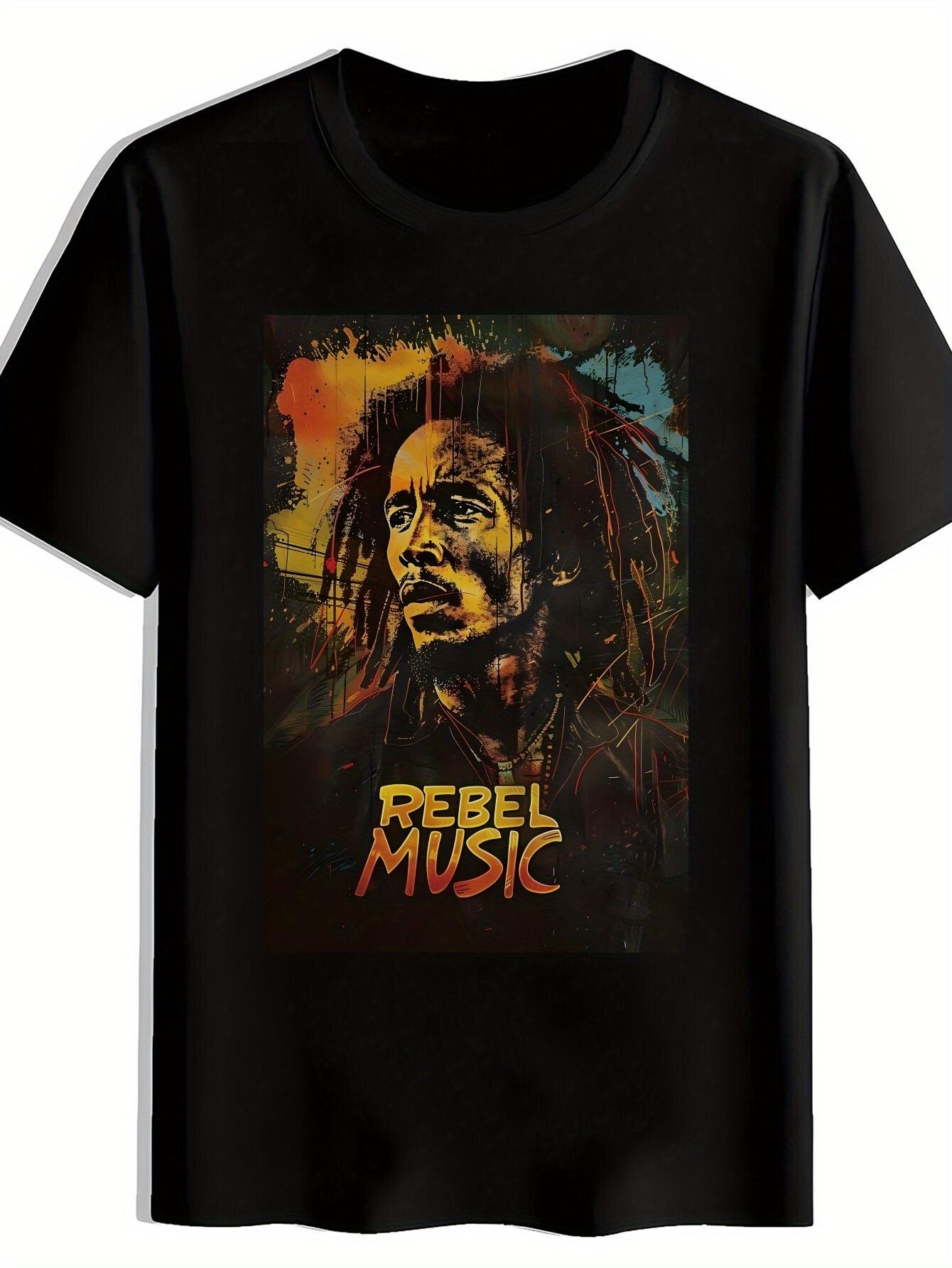 Black T-shirt Rebel Music Graphic Print - Short Sleeve S
Black T-shirt Rebel Music Graphic Print - Short Sleeve S