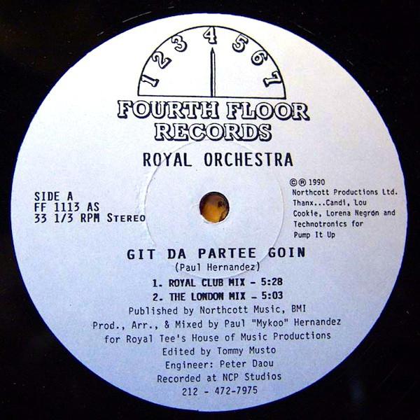 12inch Record ROYAL ORCHESTRA LTD. - Git Da Partee Goin FF1113BS Fourth Floor Re 1990 US Dance & Electronica Used
12inch Record ROYAL ORCHESTRA LTD. - Git Da Partee Goin FF1113BS Fourth Floor Re 1990 US Dance & Electronica Used