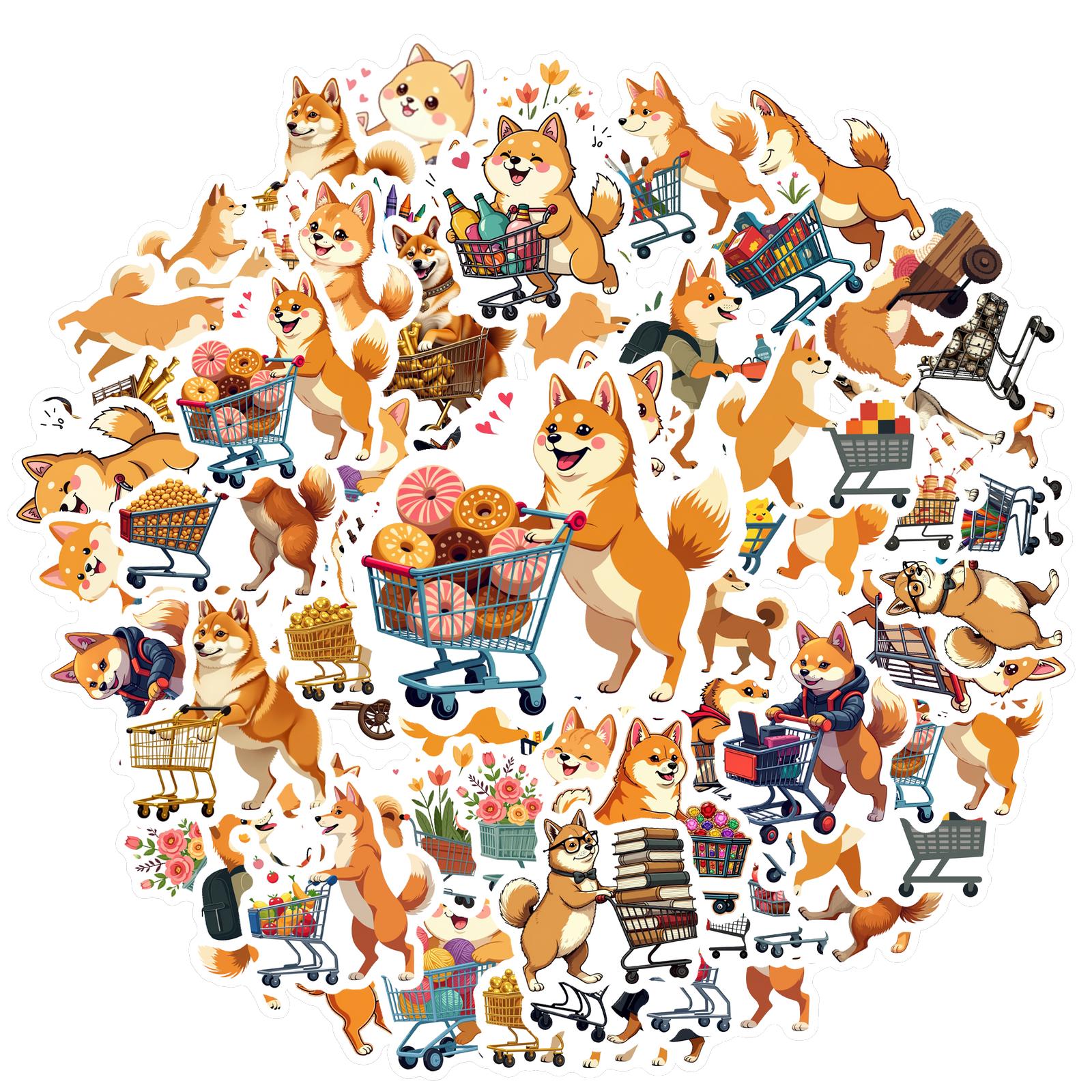 35-150pcs Shiba Inu Shopping Stickers Funny Pet Dog Graffiti Sticker Waterproof Laptop Phone Scrapbooking Decal Sticker
35-150pcs Shiba Inu Shopping Stickers Funny Pet Dog Graffiti Sticker Waterproof Laptop Phone Scrapbooking Decal Sticker