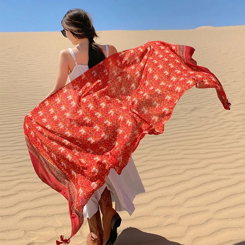 Дизайнерский бренд Женский шарф Солнцезащитный хлопковый платок Двусторонний Летне-осенний Длинные шарфы Морской отдых Пляжное полотенце Пляжная одежда Вуали
Дизайнерский бренд Женский шарф Солнцезащитный хлопковый платок Двусторонний Летне-осенний Длинные шарфы Морской отдых Пляжное полотенце Пляжная одежда Вуали