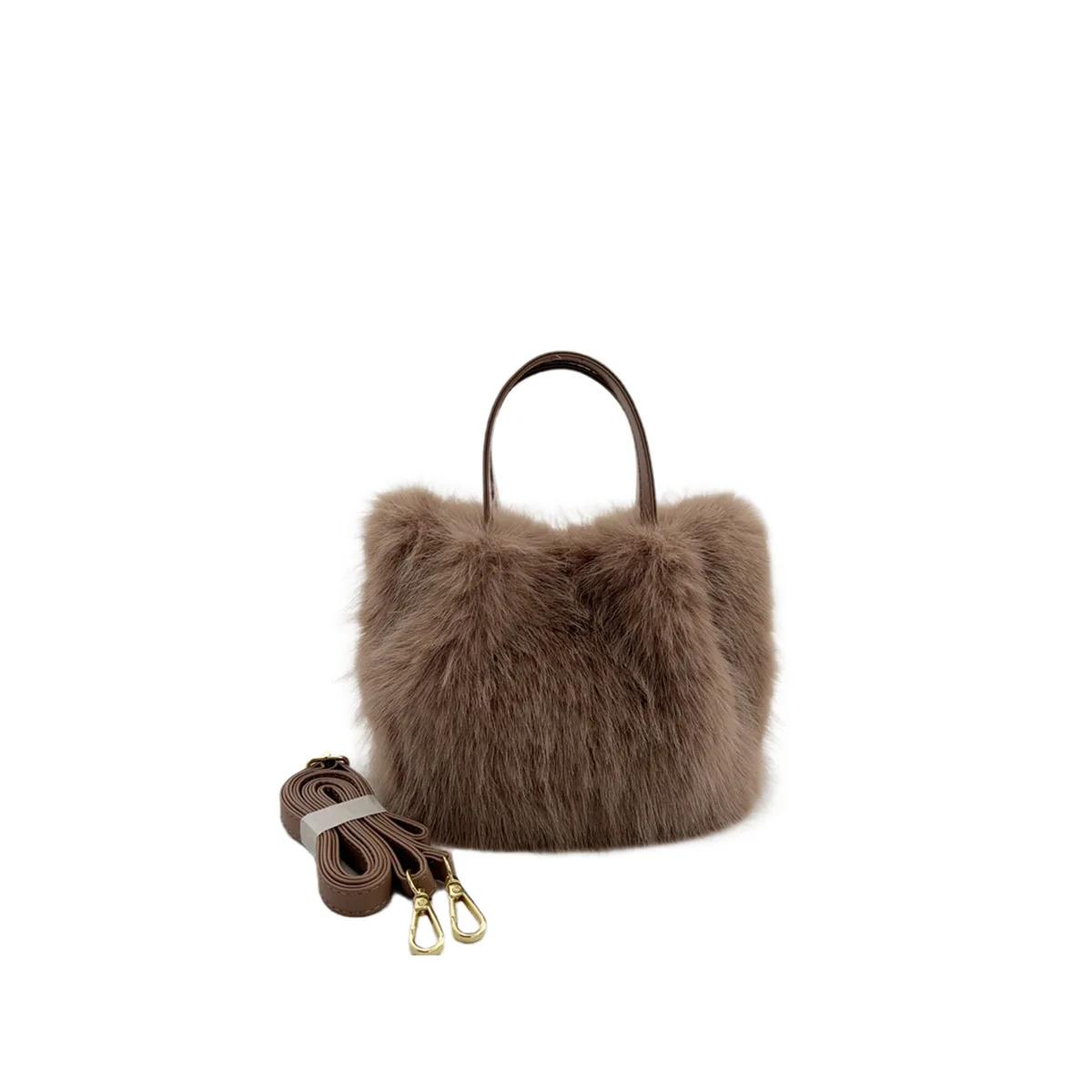 Elegant Faux Fur Women s Handbags Winter Soft Plush Ladies Shoulder Bag Furry Small Messenger Bags Solid Color Female Tote Purse
Elegant Faux Fur Women s Handbags Winter Soft Plush Ladies Shoulder Bag Furry Small Messenger Bags Solid Color Female Tote Purse
