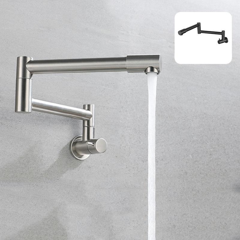 304 Stainless Steel Foldable Kitchen Sink Faucet Wall Mounted Nickel/Black Single Cold Sink Kitchen Tap Pot Filler Tap
304 Stainless Steel Foldable Kitchen Sink Faucet Wall Mounted Nickel/Black Single Cold Sink Kitchen Tap Pot Filler Tap