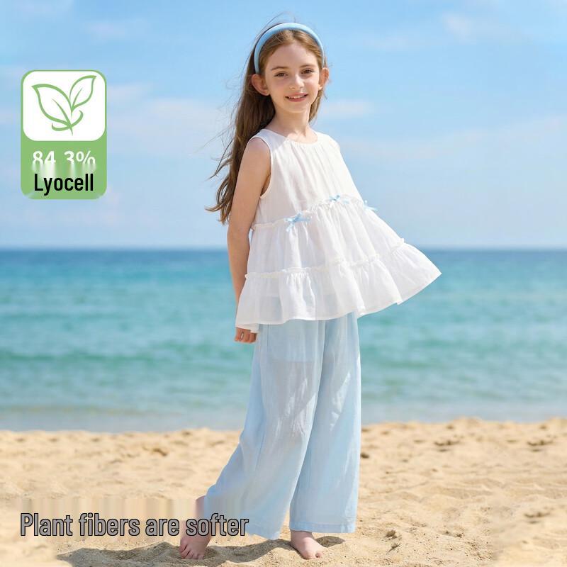Montagut Girls Summer Bowknot Vest & Straight Pants Set 140
Montagut Girls Summer Bowknot Vest & Straight Pants Set 140
