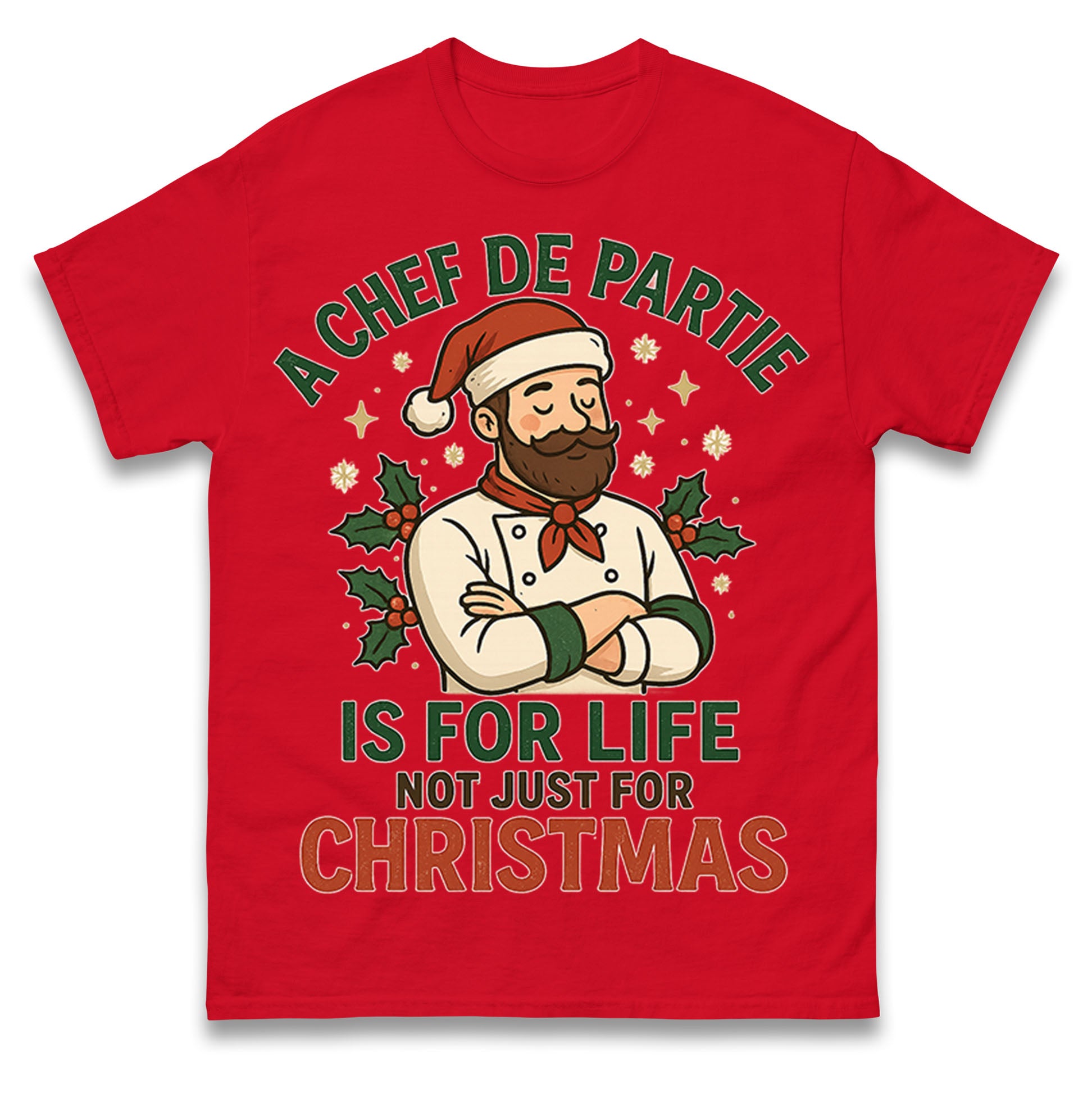 A Chef De Partie Is For Life Not Just For Life Christmas T Shirt Tshirt Mens Womens Unisex Tops Tees 4XL
A Chef De Partie Is For Life Not Just For Life Christmas T Shirt Tshirt Mens Womens Unisex Tops Tees 4XL