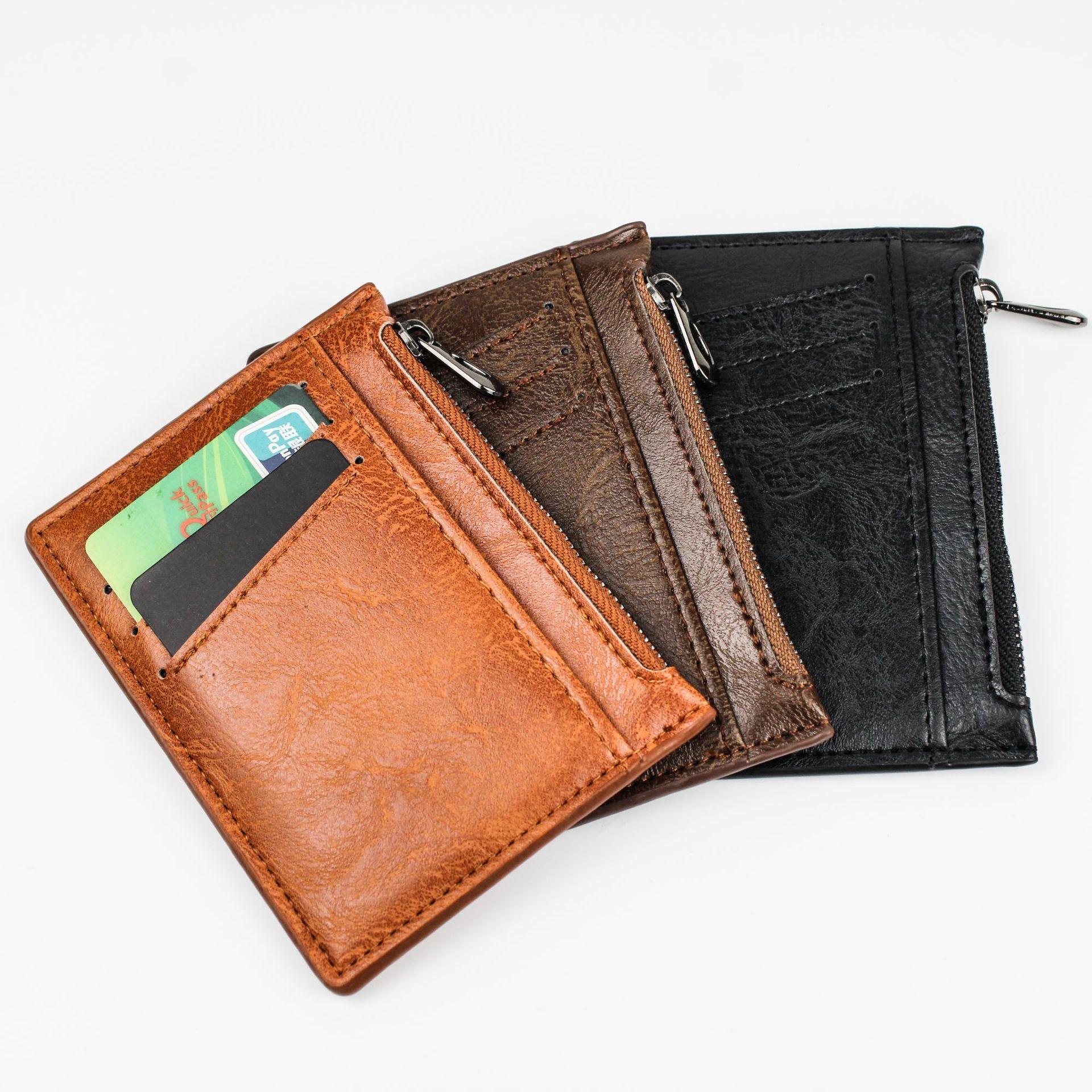 1pc Vintage Men Leather Wallet Short Slim Male PursesMoney Credit Card Holders Men Wallet Money BagZipper Coin Purse чорний
1pc Vintage Men Leather Wallet Short Slim Male PursesMoney Credit Card Holders Men Wallet Money BagZipper Coin Purse чорний