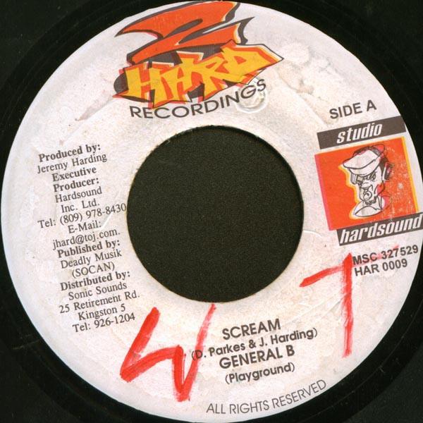 7inch Record GENERAL B DUTTY CUP Scream Stick Up HAR0009 2 Hard Recordin 1998 Jamaica Reggae Ska Dub Used
7inch Record GENERAL B DUTTY CUP Scream Stick Up HAR0009 2 Hard Recordin 1998 Jamaica Reggae Ska Dub Used