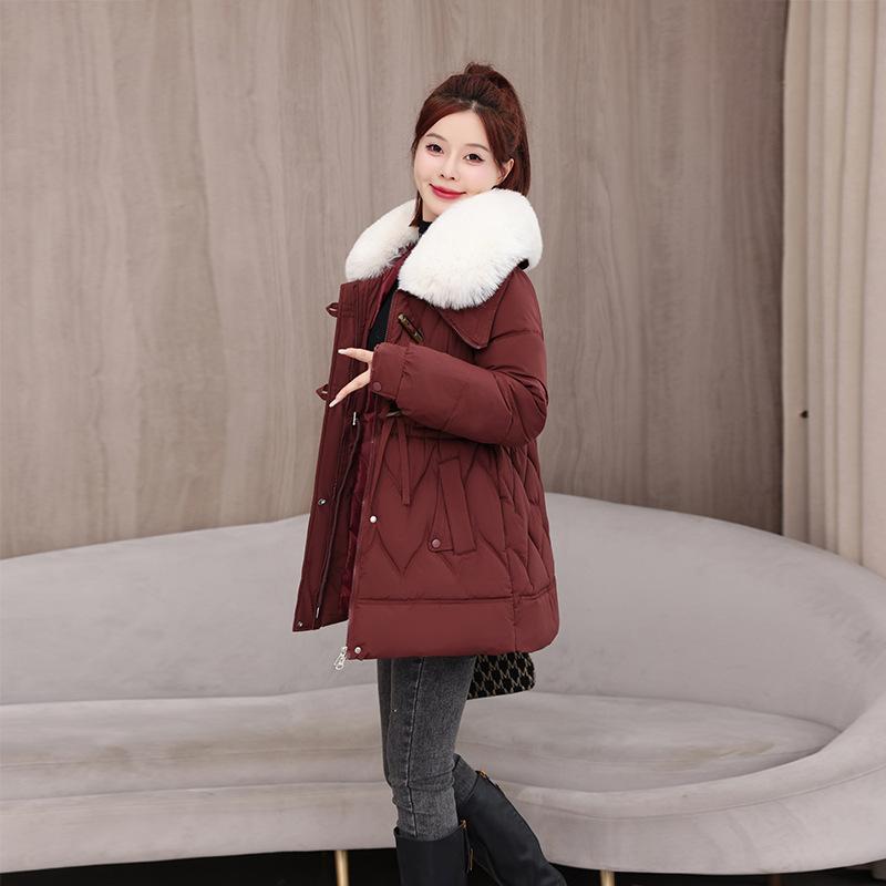 Зимняя хлопковая одежда с подкладкой, новые куртки с хлопковой подкладкой и большим меховым воротником, приталенные, тонкие и теплые, средней длины и длинные. XXL красный
Зимняя хлопковая одежда с подкладкой, новые куртки с хлопковой подкладкой и большим меховым воротником, приталенные, тонкие и теплые, средней длины и длинные. XXL красный