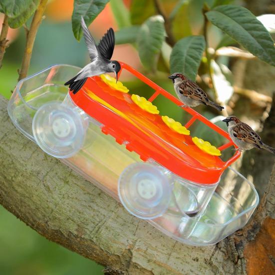 Yousheng Window Hummingbird Feeder Water Feeder with Suction Cup 4 Flower-Shaped Ports Tabletop Bird Water Station for Garden Patio Hummingbirds 1pc
Yousheng Window Hummingbird Feeder Water Feeder with Suction Cup 4 Flower-Shaped Ports Tabletop Bird Water Station for Garden Patio Hummingbirds 1pc