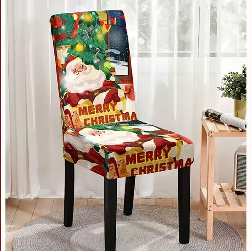 Christmas Elastic Chair Cover For Dining Room Red Santa Claus Xmas Kitchen Hotel Home Decorative Slipcovers Chair Seat Covers
Christmas Elastic Chair Cover For Dining Room Red Santa Claus Xmas Kitchen Hotel Home Decorative Slipcovers Chair Seat Covers
