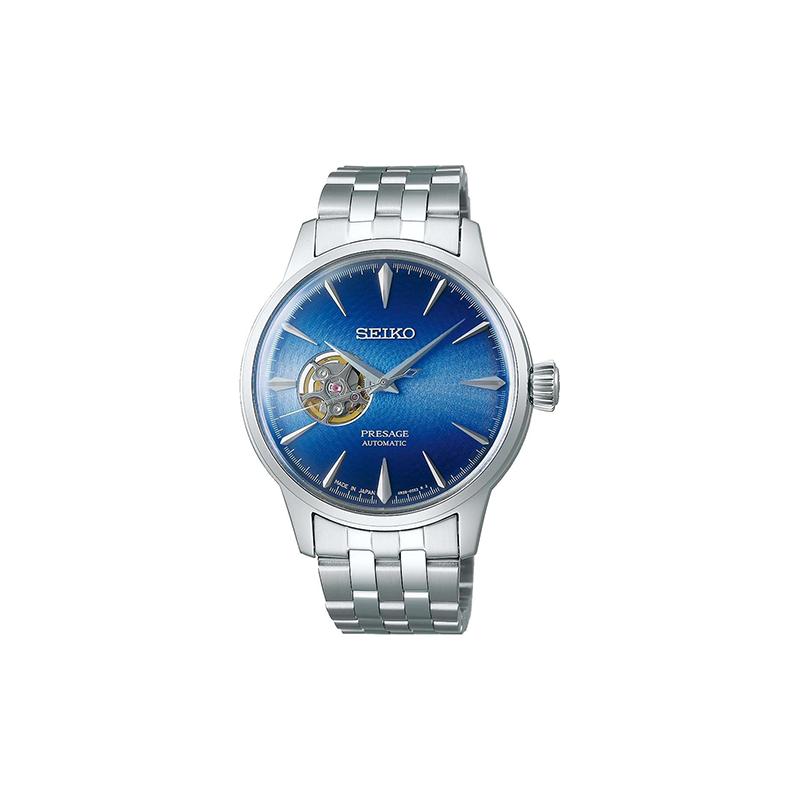 SEIKO Presage Series Mineral Highly Strengthened Glass Automatic Steel Strap Men s Watch Blue Dial SSA439J1 синій
SEIKO Presage Series Mineral Highly Strengthened Glass Automatic Steel Strap Men s Watch Blue Dial SSA439J1 синій