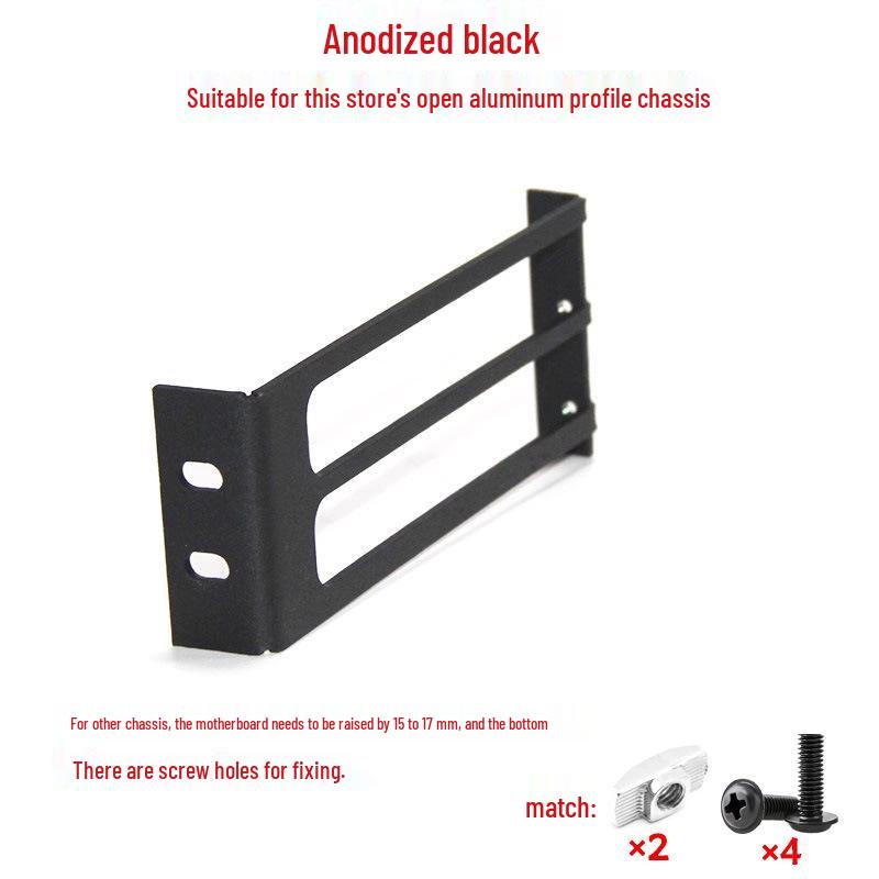 Graphics Card Vertical Aluminum Alloy C-Type Bracket for Open Cases
Graphics Card Vertical Aluminum Alloy C-Type Bracket for Open Cases