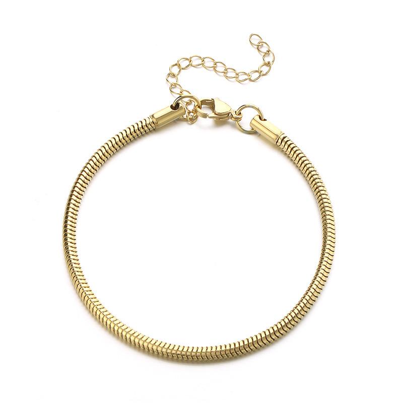 Minimally Adjustable Bracelet, Versatile and Fashionable Square Snake Bone Bracelet, Men s Accessory 3MM+19CM
Minimally Adjustable Bracelet, Versatile and Fashionable Square Snake Bone Bracelet, Men s Accessory 3MM+19CM