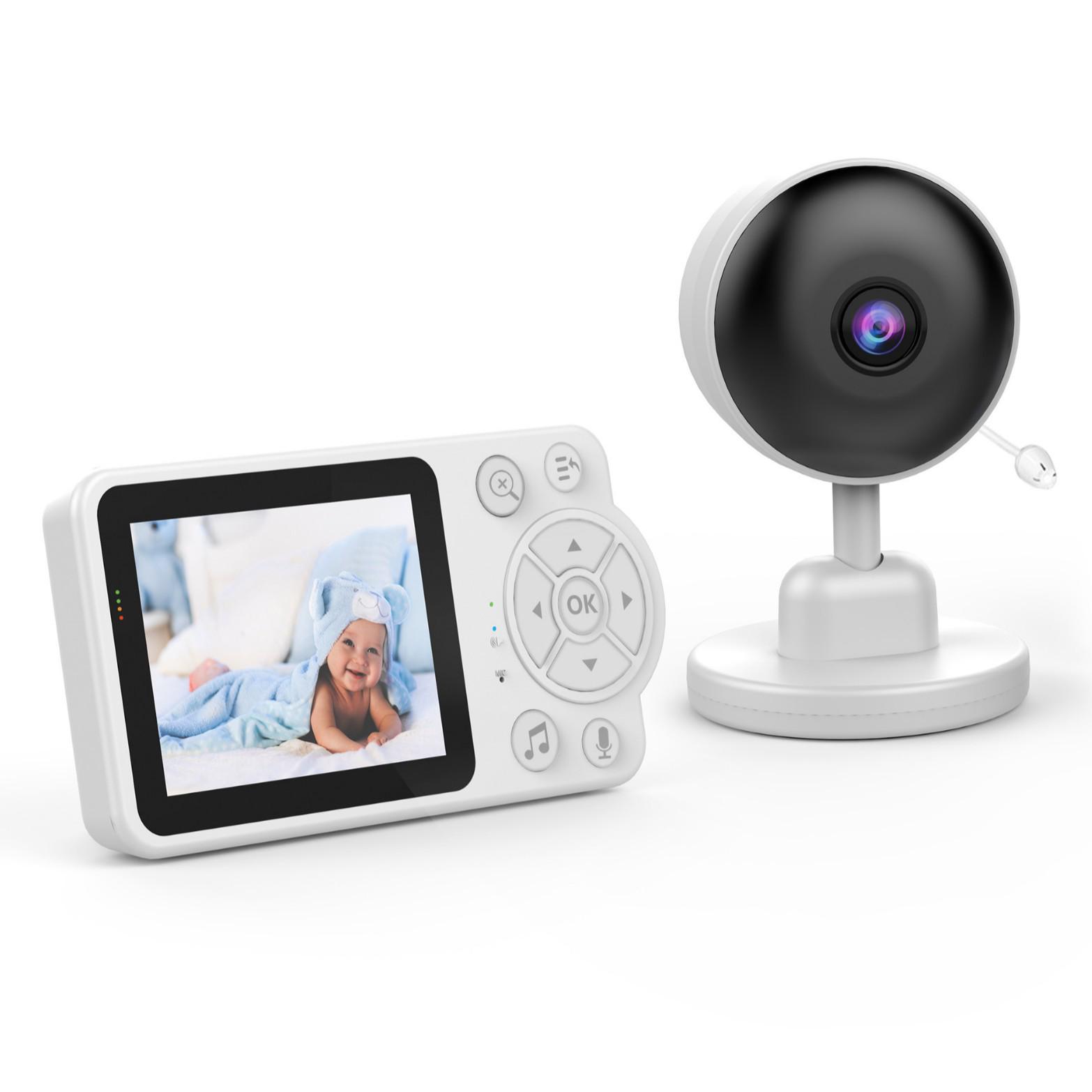 2.8 Color Screen Baby Monitor with Temperature & Cry Detection, Voice Intercom, C3. US Plug
2.8 Color Screen Baby Monitor with Temperature & Cry Detection, Voice Intercom, C3. US Plug