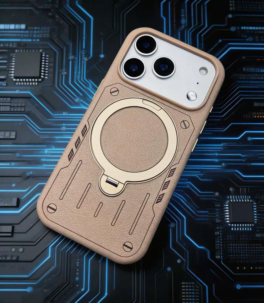 Lychee Pattern Magnetic Stand Case for iPhone 16 Pro Max - Drop-proof Cover iPhone 17 Pro золотий/пустельний
Lychee Pattern Magnetic Stand Case for iPhone 16 Pro Max - Drop-proof Cover iPhone 17 Pro золотий/пустельний