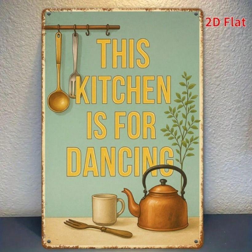 Vintage Metal Wall Art Dancing Chef Kitchen Poster
Vintage Metal Wall Art Dancing Chef Kitchen Poster