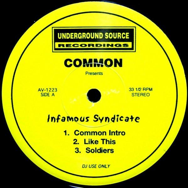12inch Record COMMON - Infamous Syndicate AV1223 Underground Sou US Rap & Hip-Hop/R&B Used
12inch Record COMMON - Infamous Syndicate AV1223 Underground Sou US Rap & Hip-Hop/R&B Used