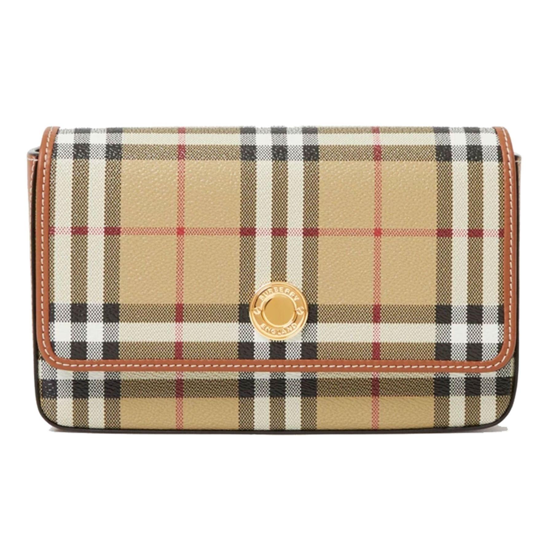 Burberry Hampshire Iconic Check Leather Handheld Shoulder Crossbody Bag Women bags Beige 80704211 Basic Set (Bag+Dust Bag)
Burberry Hampshire Iconic Check Leather Handheld Shoulder Crossbody Bag Women bags Beige 80704211 Basic Set (Bag+Dust Bag)