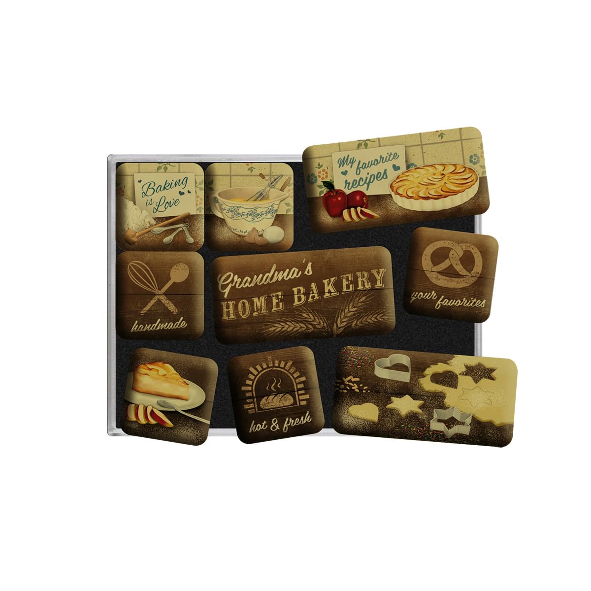 Home Bakery Set Set/Magnet
Home Bakery Set Set/Magnet