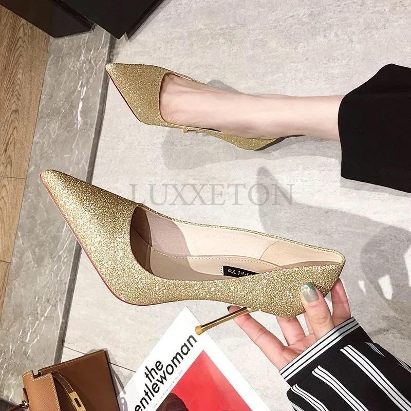 Thin Heels, Shallow Mouth Pointed Single Shoes High Heels Fine Diamonds Uppe Simple Fashion Versatile Casual Women Shoes 34 чорний
Thin Heels, Shallow Mouth Pointed Single Shoes High Heels Fine Diamonds Uppe Simple Fashion Versatile Casual Women Shoes 34 чорний