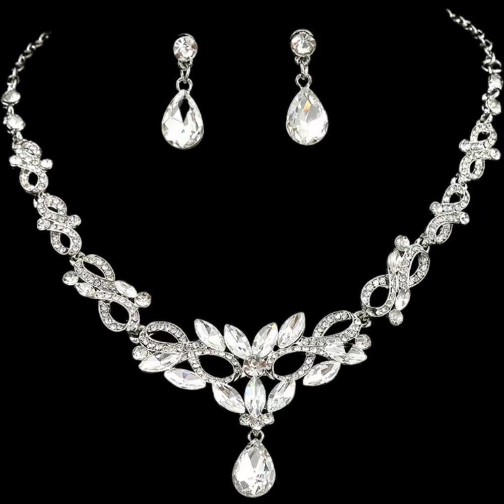 Элегантный европейский и американский свадебный набор ожерелий - Свадебные ювелирные аксессуары из двух частей
Элегантный европейский и американский свадебный набор ожерелий - Свадебные ювелирные аксессуары из двух частей