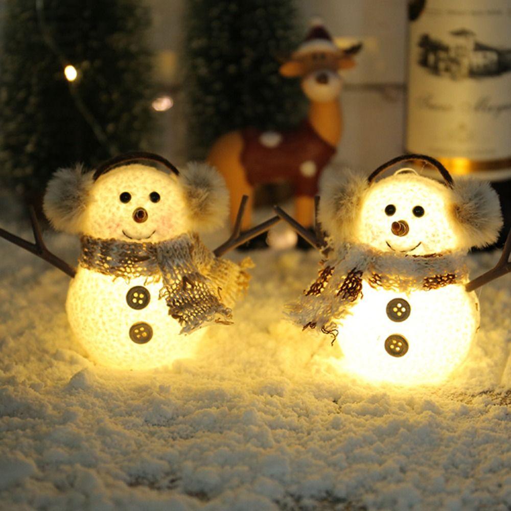 Illuminated Christmas Snowman Doll Plaid Stripe Scarf Illuminated Snowman Lamp Illuminated
Illuminated Christmas Snowman Doll Plaid Stripe Scarf Illuminated Snowman Lamp Illuminated