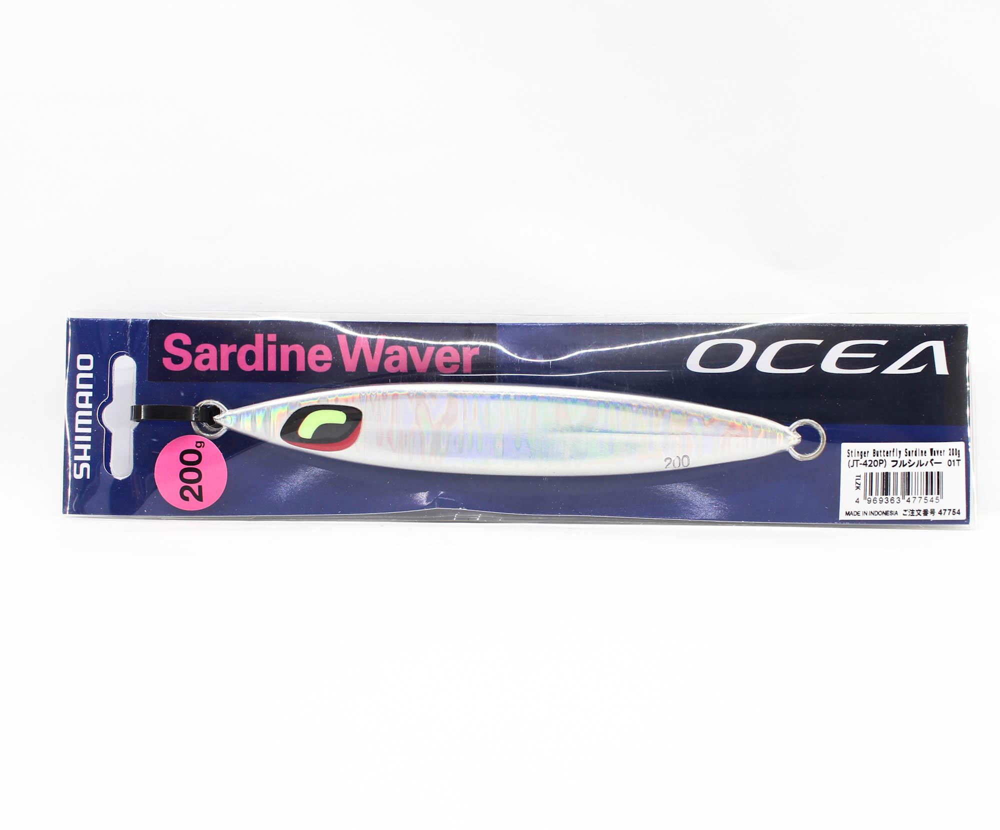 Распродажа Shimano JT-420P Metal Jig Sardine Waver 200 грамм 01T 477545 
Распродажа Shimano JT-420P Metal Jig Sardine Waver 200 грамм 01T 477545